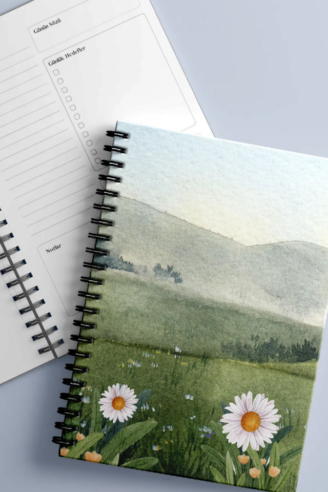 Fobinote Günlük Planlayıcı 80 Gün Planlama Defteri - A5 Spiralli Defter